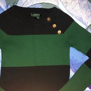 Green Black Sweater